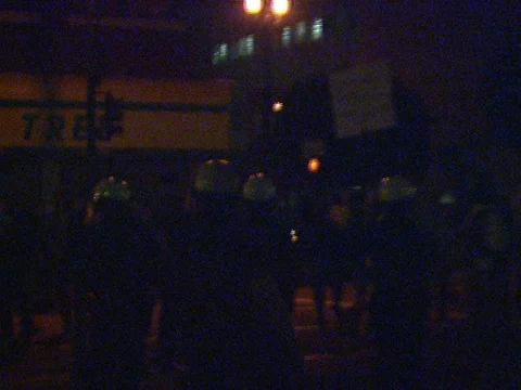 4-29-1992 LA Riots Protesters Chant We Want Justice Stock Footage 78235185