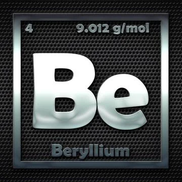 4.-Beryllium Stock-Illustration
