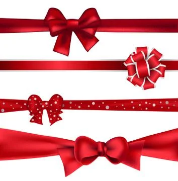 4 bows Stock Illustration