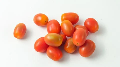 4 cherry tomatoes Stock Photos
