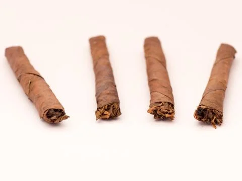 4 cigars Stock Photos