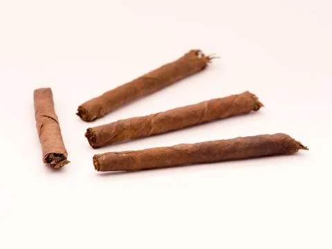 4 cigars  Stockfoto's