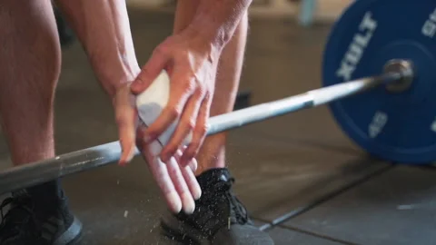 4 Clip Sequence | Various Man Working Out In Gym | Slow Motion Stock Footage 167285281
