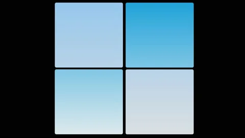 4 colored box transition elements in 4K UHD resolution in 60fps alpha channel. Stock Footage 195805417