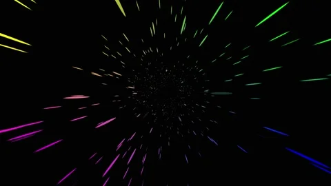 4 colors Hyperspace 스톡 동영상 146981234