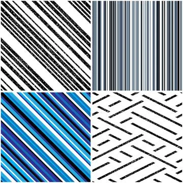 4 different vector patterns in the same package_l 스톡 일러스트