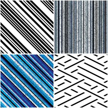 4 different vector patterns in the same package_n イラスト素材