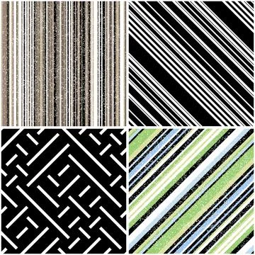 4 different vector patterns in the same package_r 스톡 일러스트