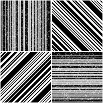 4 different vector patterns in the same package_l Stockillustratie