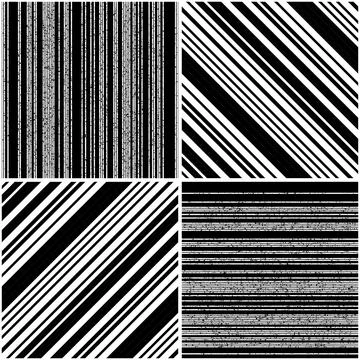 4 different vector patterns in the same package_m Stockillustratie
