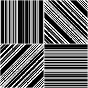 4 different vector patterns in the same package_n Stock Illustration