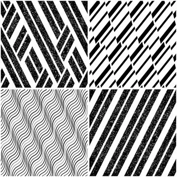 4 different vector patterns in the same package_g Stock Illustration