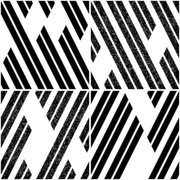 4 different vector patterns in the same package_j Stock Illustration