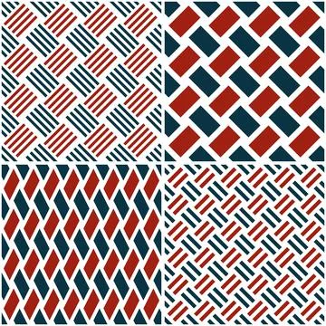 4 different vector patterns in the same package_a 스톡 일러스트