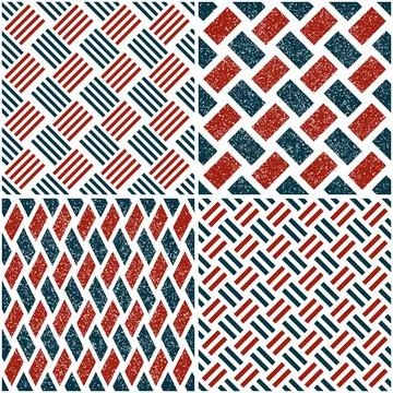 4 different vector patterns in the same package_e Stock Illustration