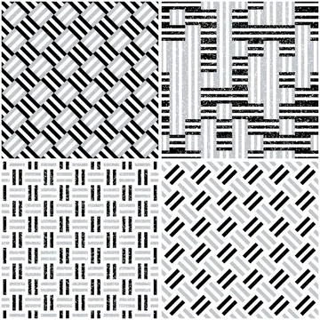 4 different vector patterns in the same package_j イラスト素材