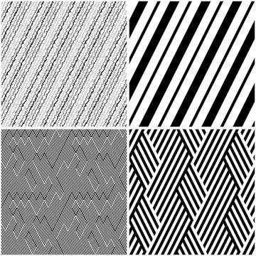 4 different vector patterns in the same package_j イラスト素材