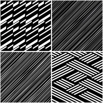 4 different vector patterns in the same package_g 스톡 일러스트