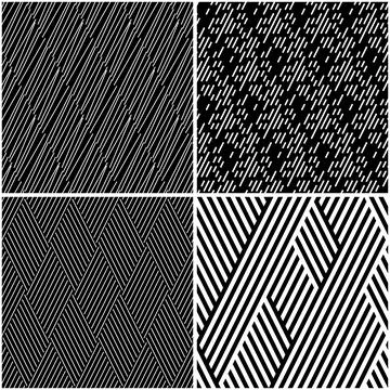 4 different vector patterns in the same package_g Stock Illustration
