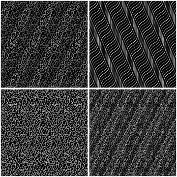 4 different vector patterns in the same package_i Stock Illustration