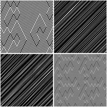 4 different vector patterns in the same package_i Stock Illustration