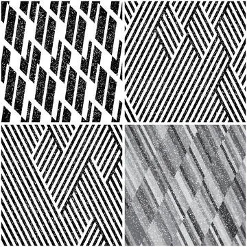 4 different vector patterns in the same package_g Stock Illustration