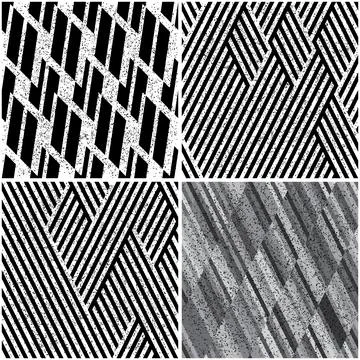 4 different vector patterns in the same package_g Stock Illustration