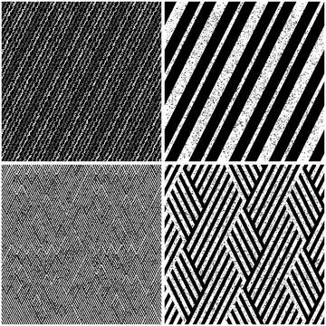 4 different vector patterns in the same package_j Stock Illustration