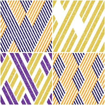 4 different vector patterns in the same package_d 스톡 일러스트