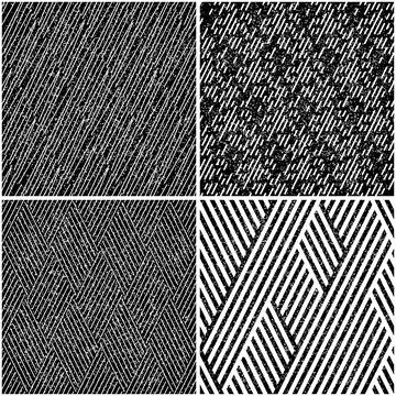 4 different vector patterns in the same package_r 스톡 일러스트