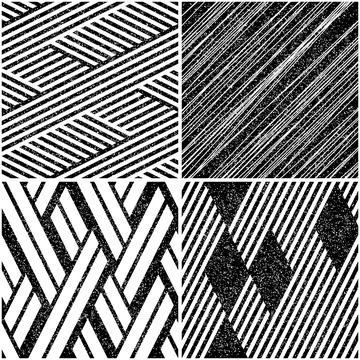 4 different vector patterns in the same package_t Stock Illustration