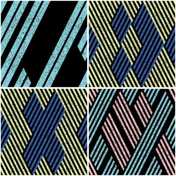 4 different vector patterns in the same package_l 스톡 일러스트