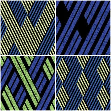 4 different vector patterns in the same package_n 스톡 일러스트