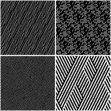 4 different vector patterns in the same package_r Stock Illustration
