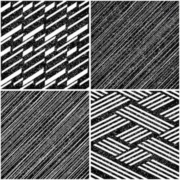 4 different vector patterns in the same package_r Stock Illustration
