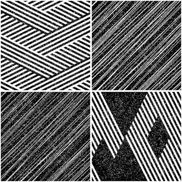 4 different vector patterns in the same package_u イラスト素材