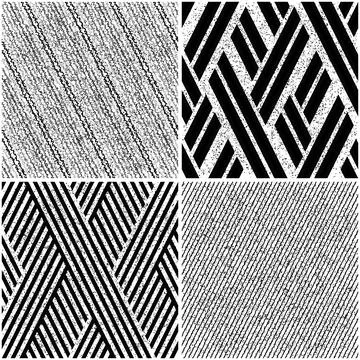 4 different vector patterns in the same package_h 스톡 일러스트