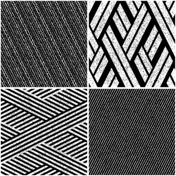 4 different vector patterns in the same package_s Stock Illustration