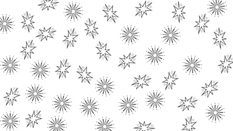 4 doodles minimalist motion background Video stock 333580012