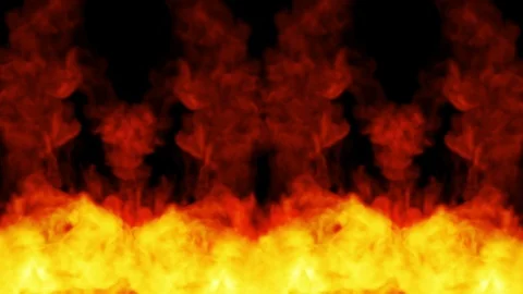 4 Fire Transition 4K Stock Footage 119562443