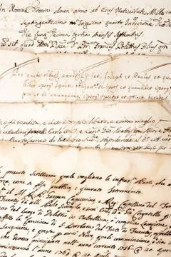4 handwritten Stock Photos