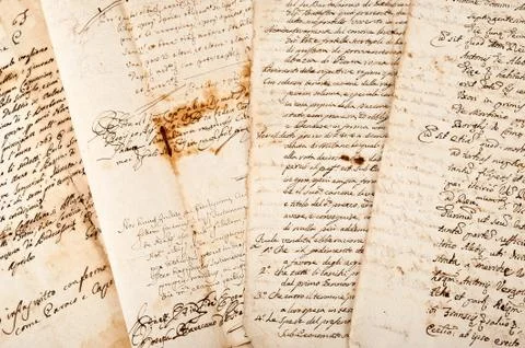4 handwritten Stock Photos