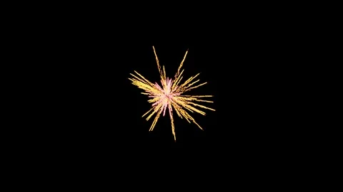 4 isolated fireworks - different colors, black background - separate alpha .. 스톡 동영상 301328057