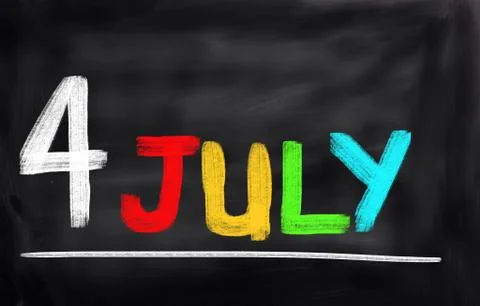 4 July Concept Stock Illustration