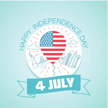 4 july  Fourth of July Stock Illustration