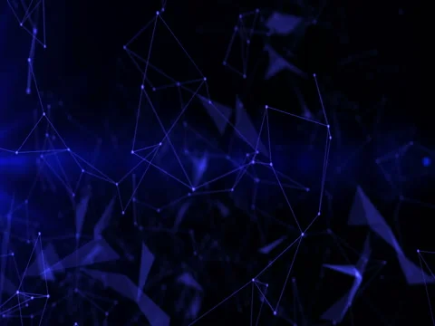 4 K Plexus abstract  background with original organic motion. Loop aniamation Stock Footage 76293995