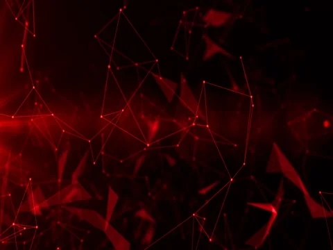 4 K Plexus abstract  background with original organic motion. Loop aniamation Stock Footage 76294008
