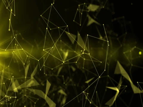 4 K Plexus abstract  background with original organic motion. Loop aniamation Stock Footage 76294544
