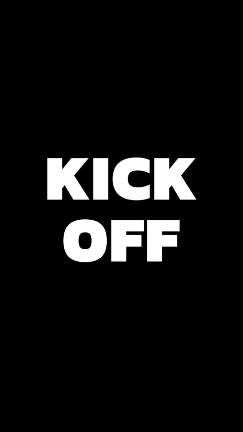 4. Kick Off Typography Animation Flicker Effect for Football Match Sports Br Видео 336320063
