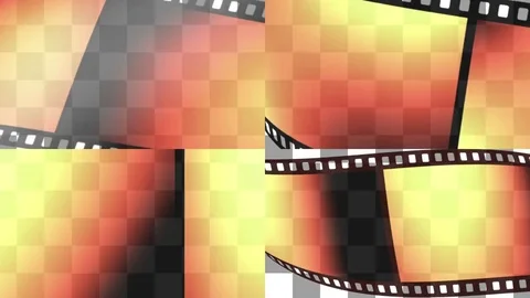 4 Light Film Transitions Stock After Effects